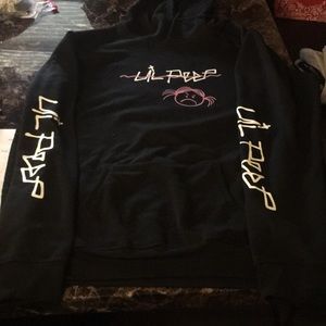 Lil Peep hoodie black 2xl